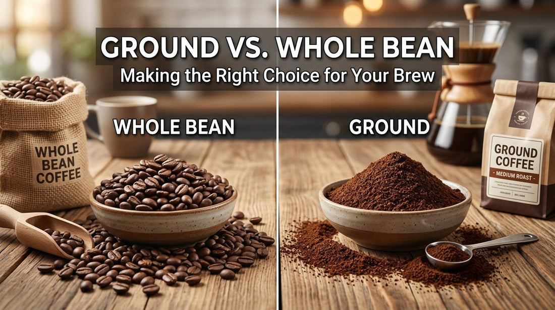 Whole Bean vs. Ground Coffee: A Complete Guide to Taste Difference and Convenience - taste difference, convenience