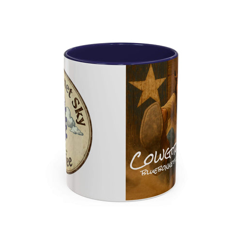 Cowgirl Kick-Bluebonnet Sky Coffee Mug (11/15 oz)