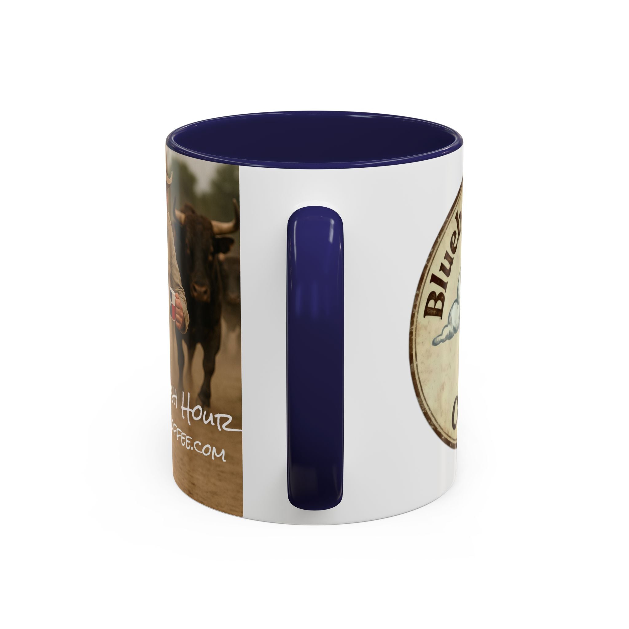 Rancher's Rush Hour-Bluebonnet Sky Coffee Mug (11/15 oz)