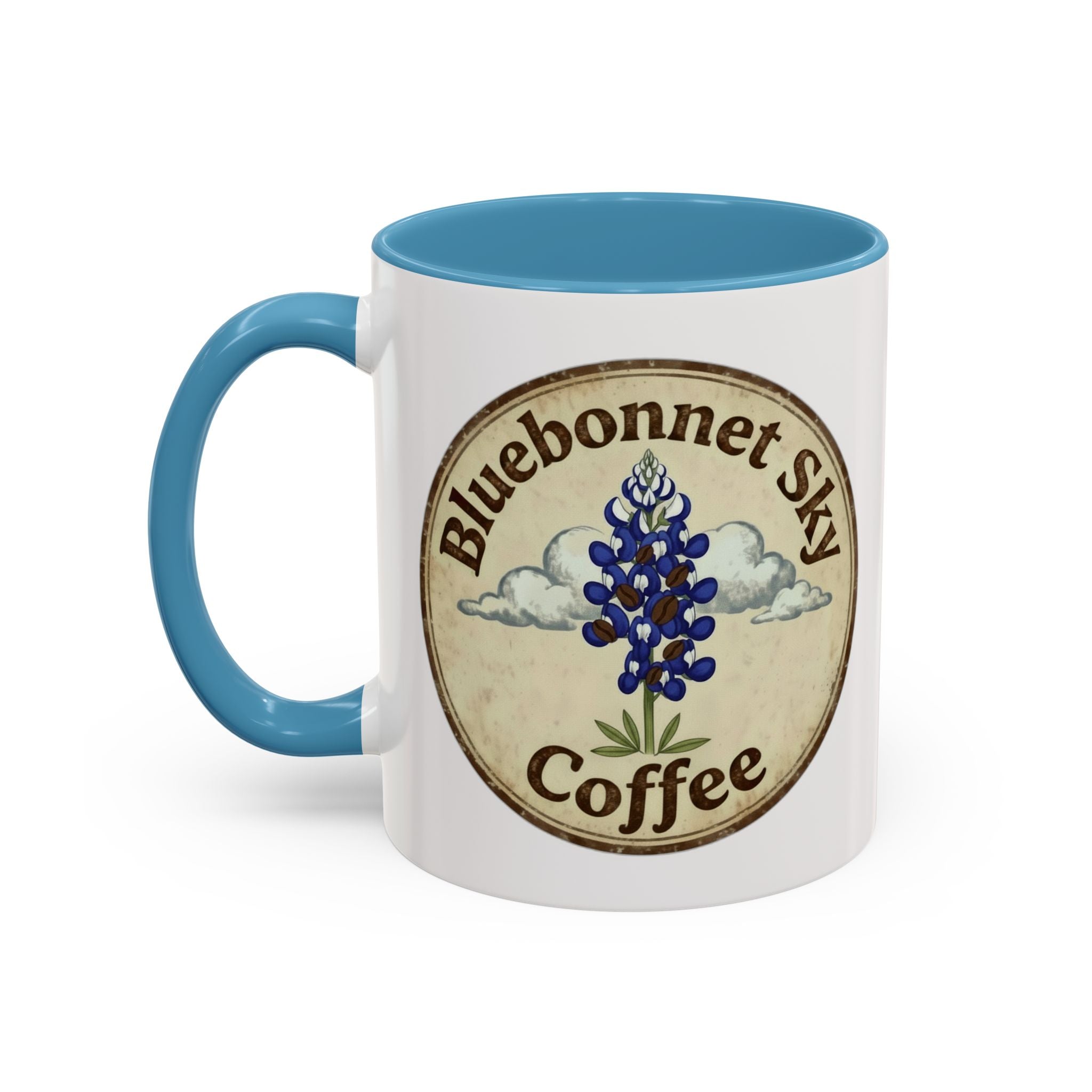 Port "A" Blend-Bluebonnet Sky Coffee Mug (11/15 oz)