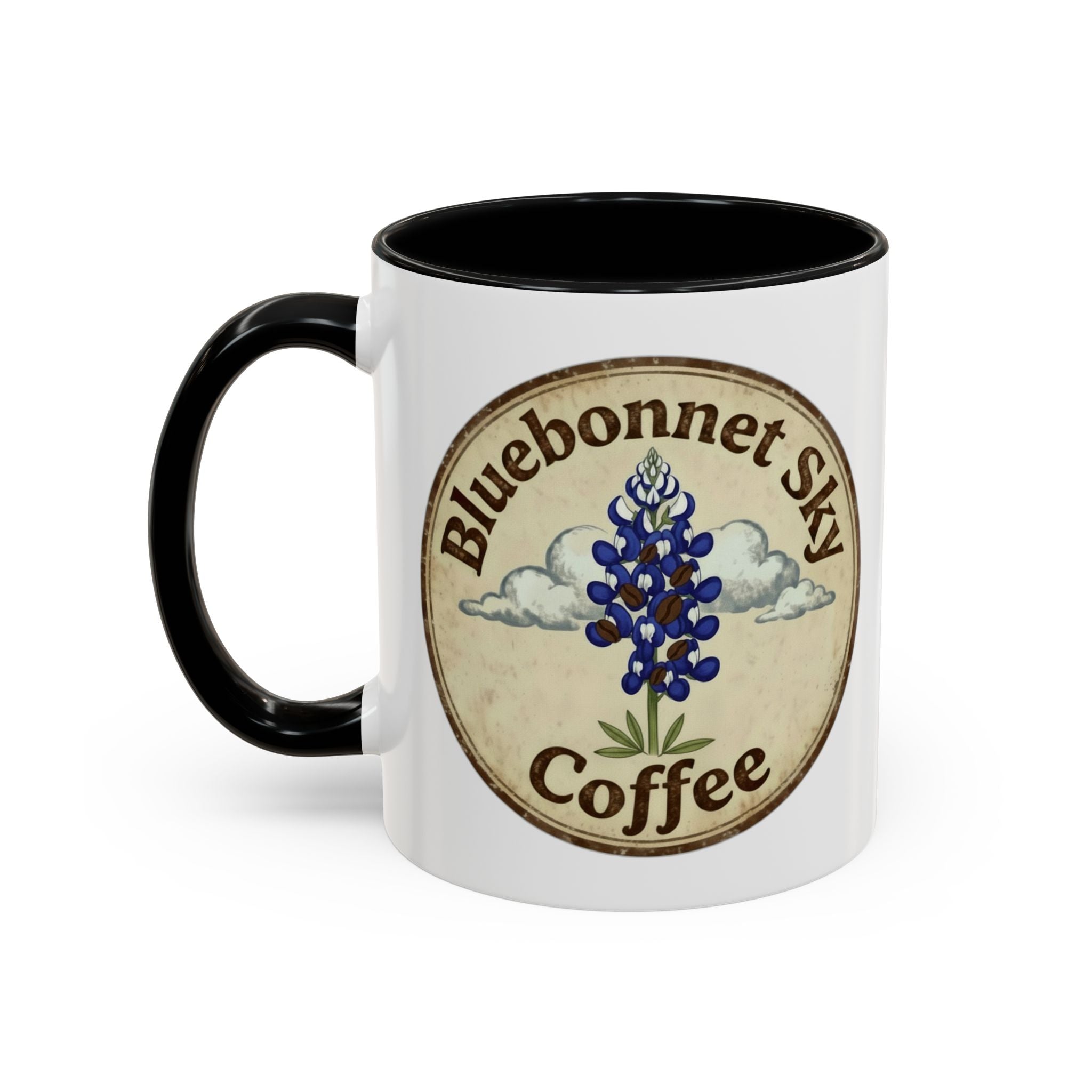 Cowgirl Kick-Bluebonnet Sky Coffee Mug (11/15 oz)