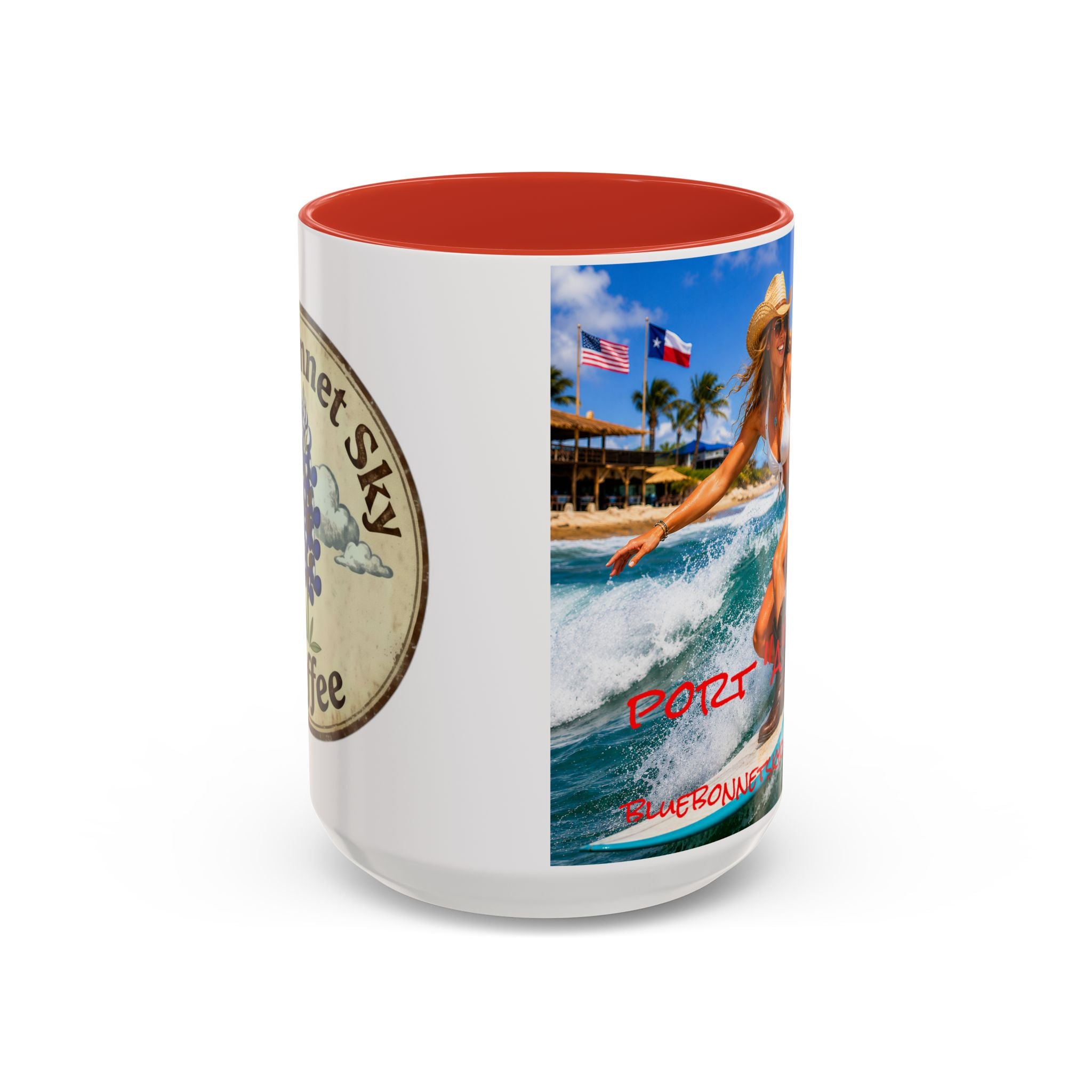 Port "A" Blend-Bluebonnet Sky Coffee Mug (11/15 oz)
