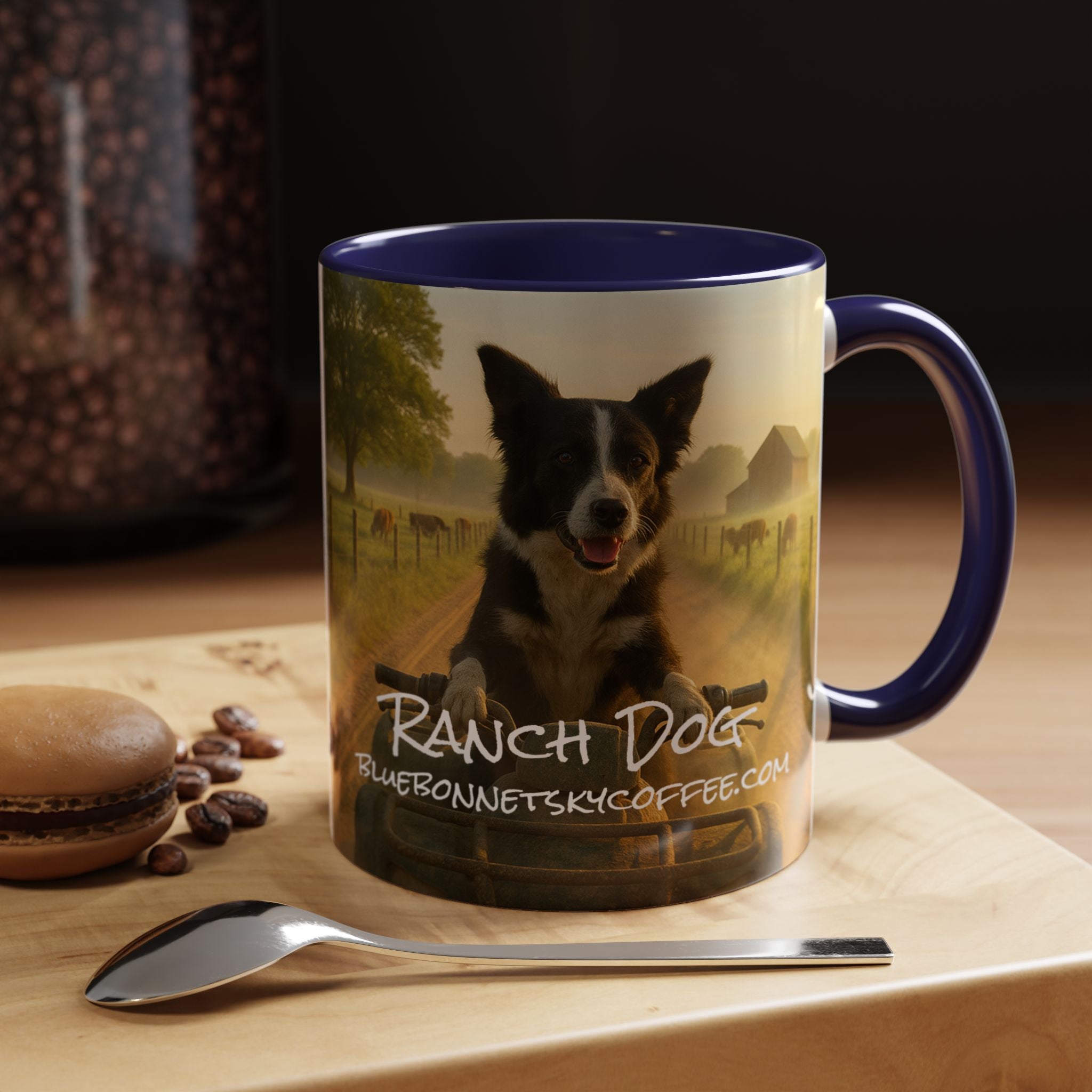 Ranch Dog- Bluebonnet Sky Coffee Mug (11/15 oz)