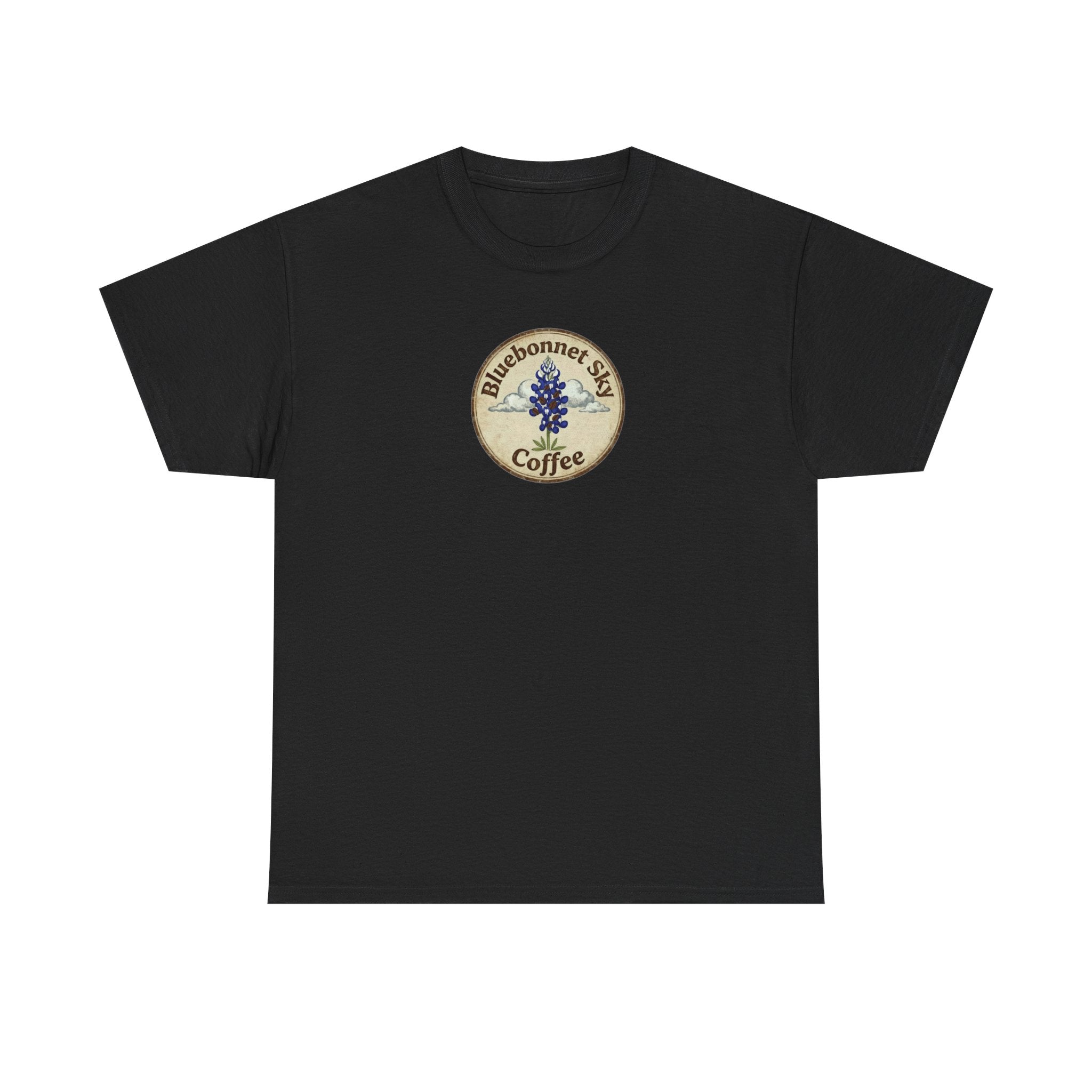 Ranch Dog Blend Tee —Retro Bluebonnetsky Coffee Graphic T‑Shirt