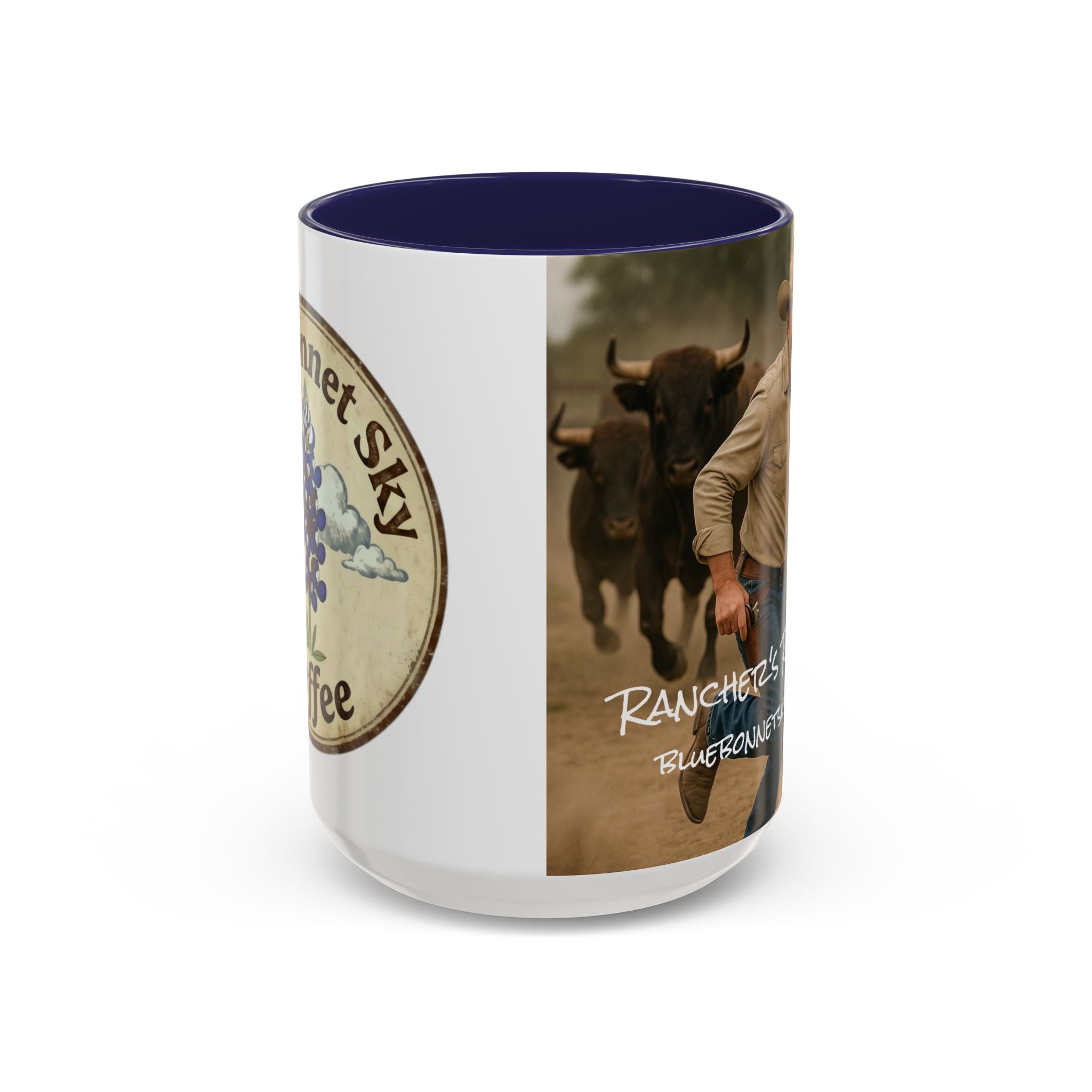 Rancher's Rush Hour-Bluebonnet Sky Coffee Mug (11/15 oz)