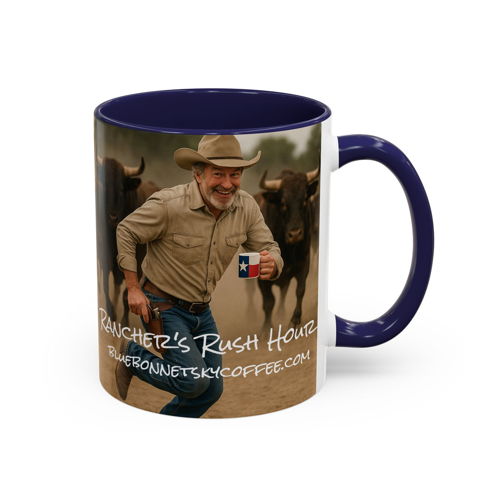 Rancher's Rush Hour-Bluebonnet Sky Coffee Mug (11/15 oz)