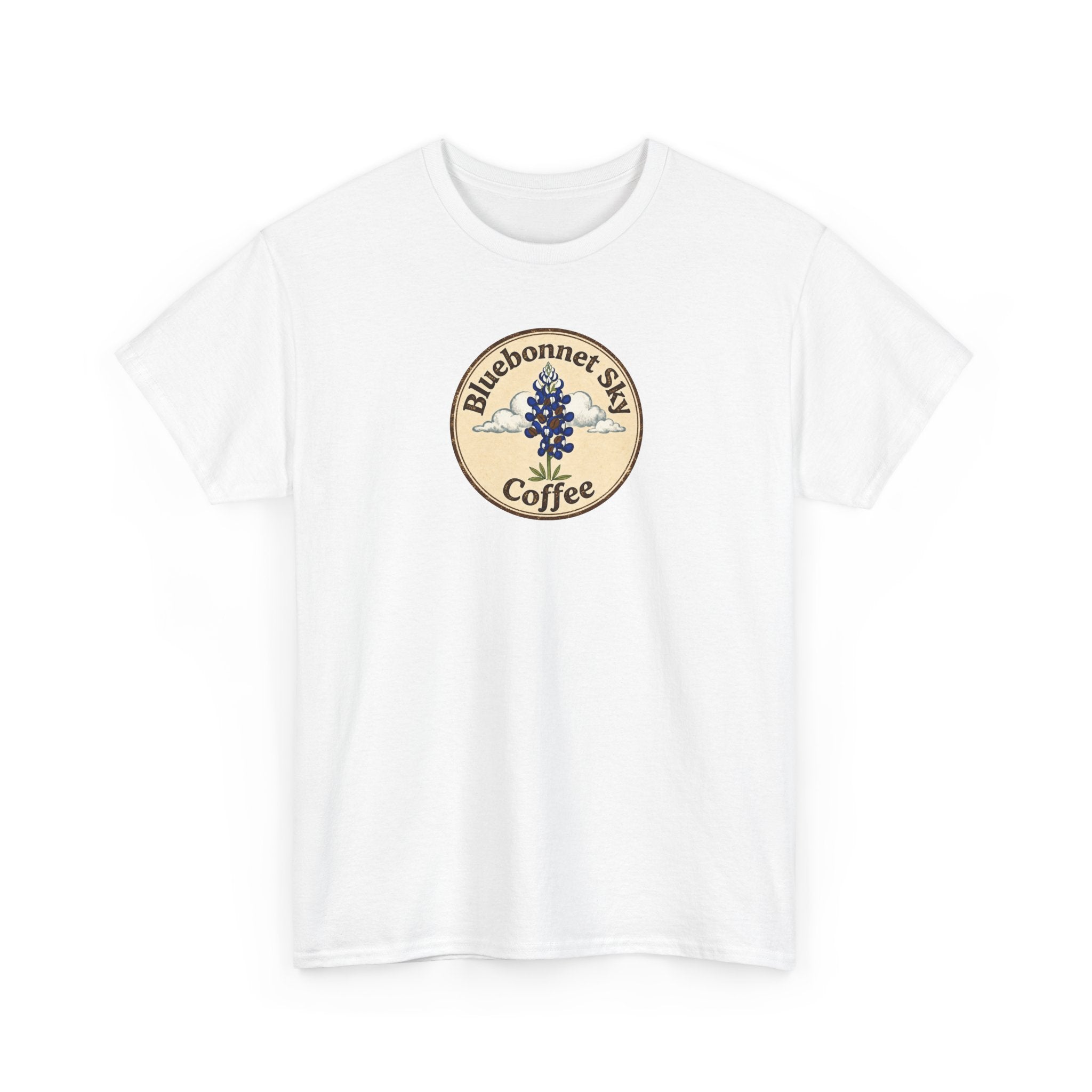 Ranch Dog Blend Tee —Retro Bluebonnetsky Coffee Graphic T‑Shirt