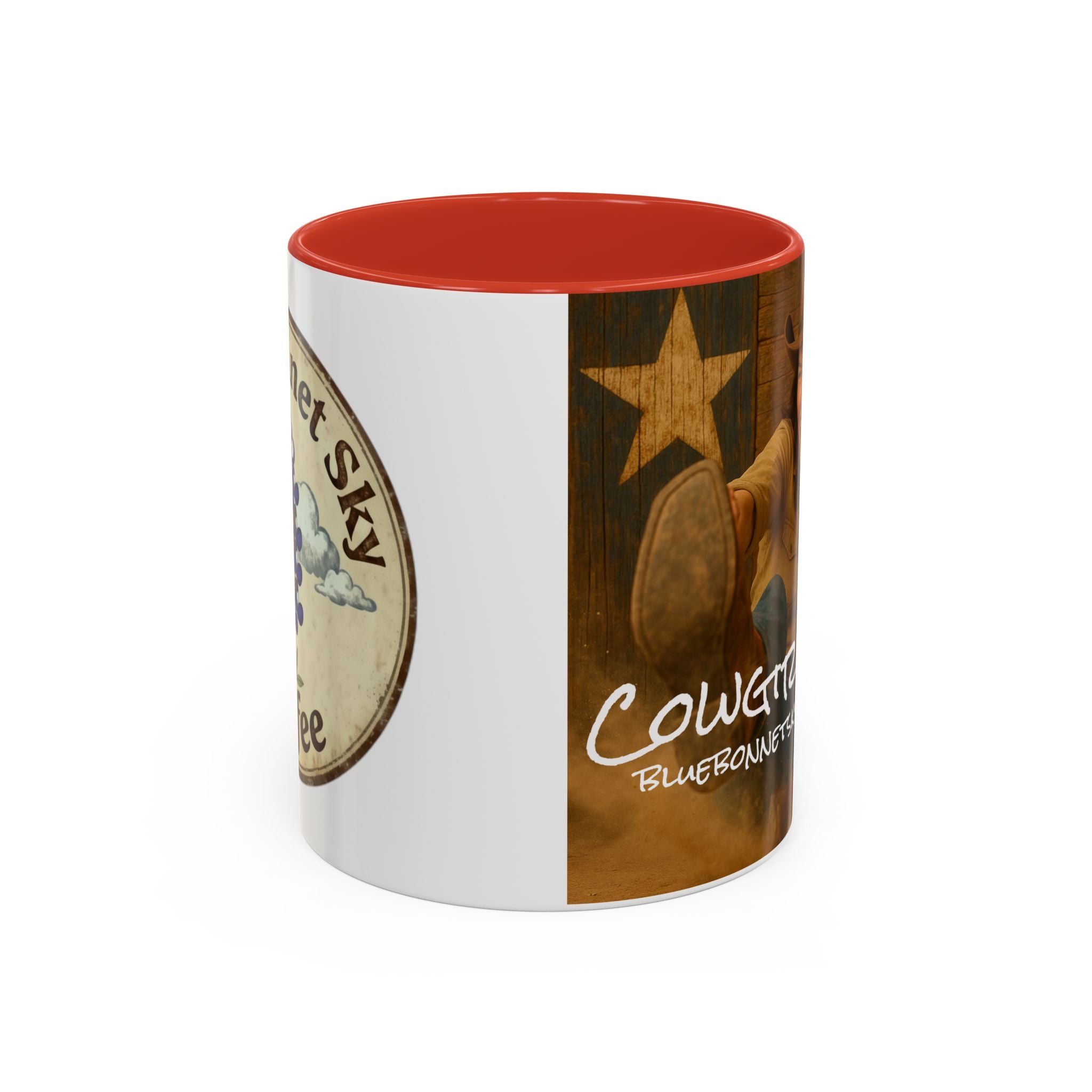 Cowgirl Kick-Bluebonnet Sky Coffee Mug (11/15 oz)