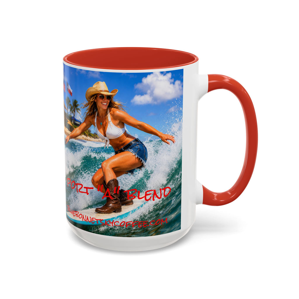 Port "A" Blend-Bluebonnet Sky Coffee Mug (11/15 oz)