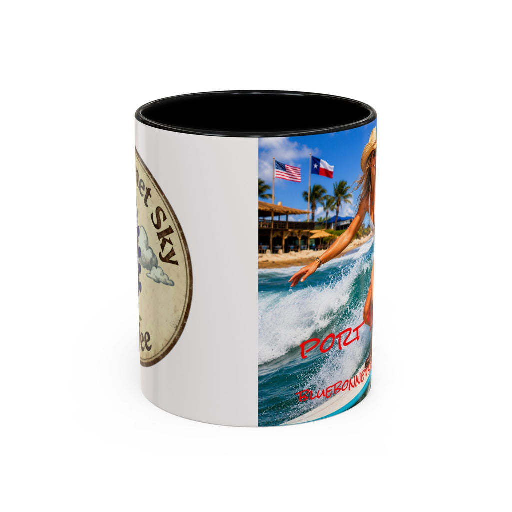 Port "A" Blend-Bluebonnet Sky Coffee Mug (11/15 oz)