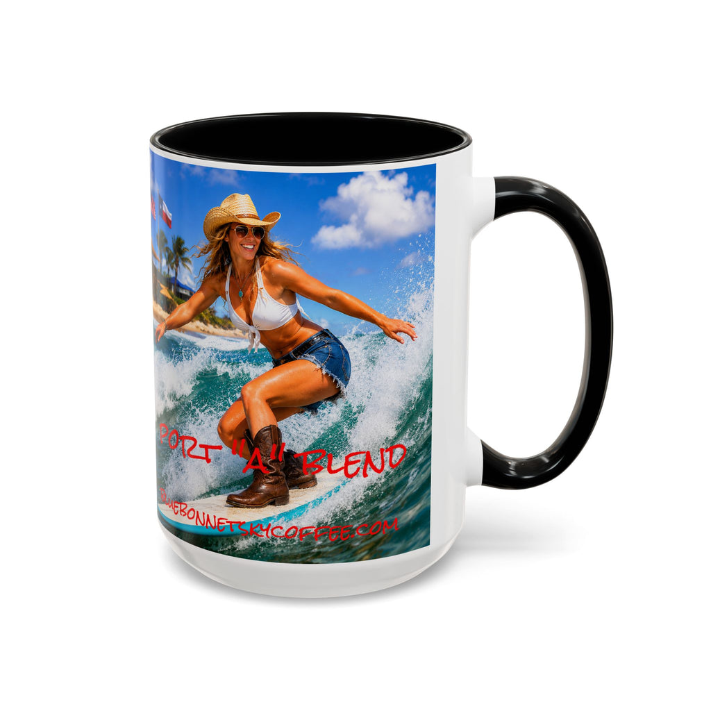Port "A" Blend-Bluebonnet Sky Coffee Mug (11/15 oz)