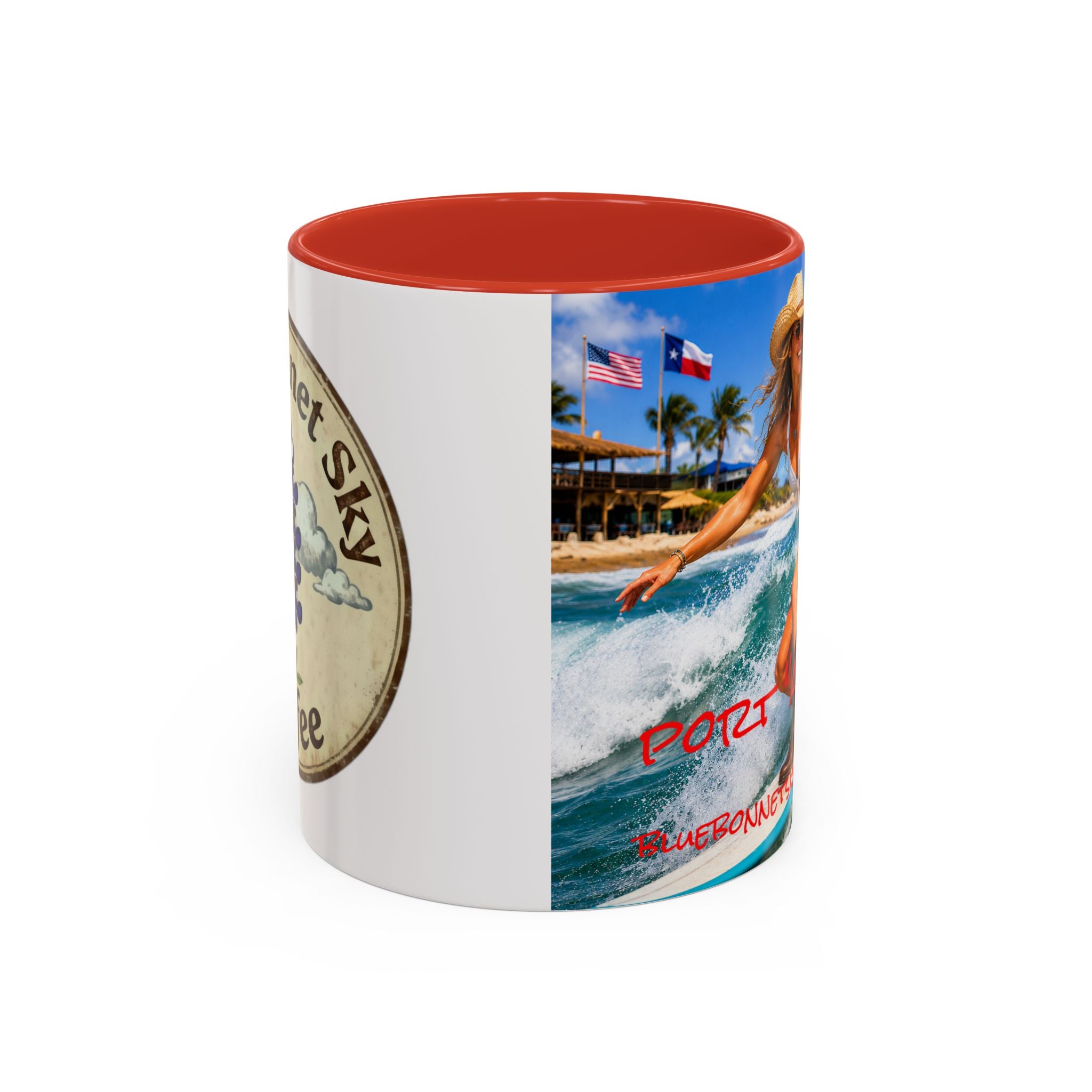Port "A" Blend-Bluebonnet Sky Coffee Mug (11/15 oz)