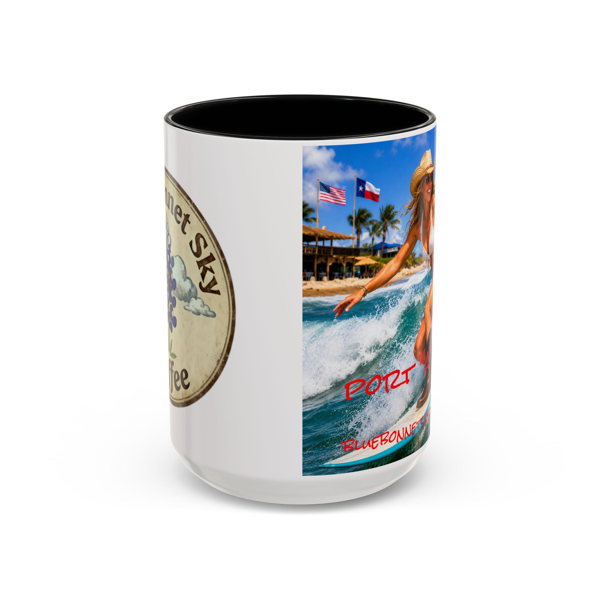 Port "A" Blend-Bluebonnet Sky Coffee Mug (11/15 oz)
