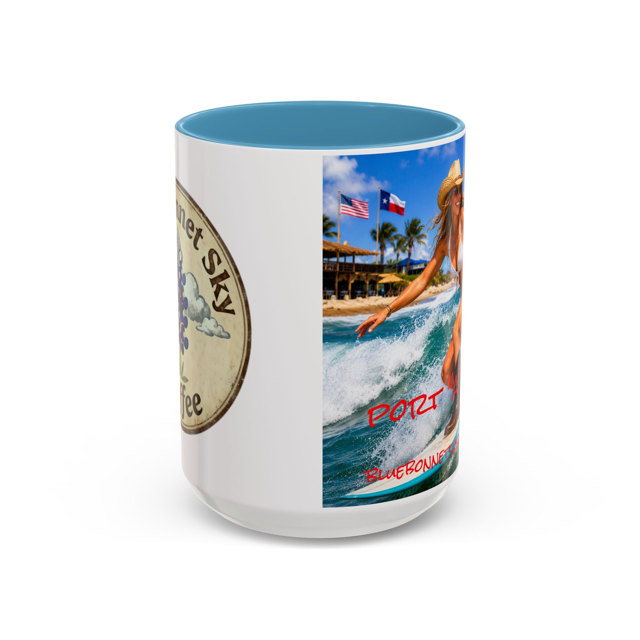 Port "A" Blend-Bluebonnet Sky Coffee Mug (11/15 oz)