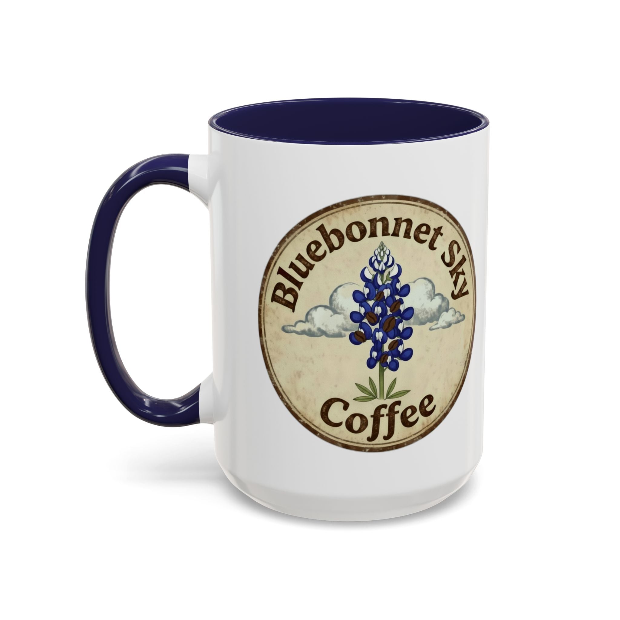 Buck Fever Decaf-Bluebonnet Sky Coffee Mug (11/15 oz)