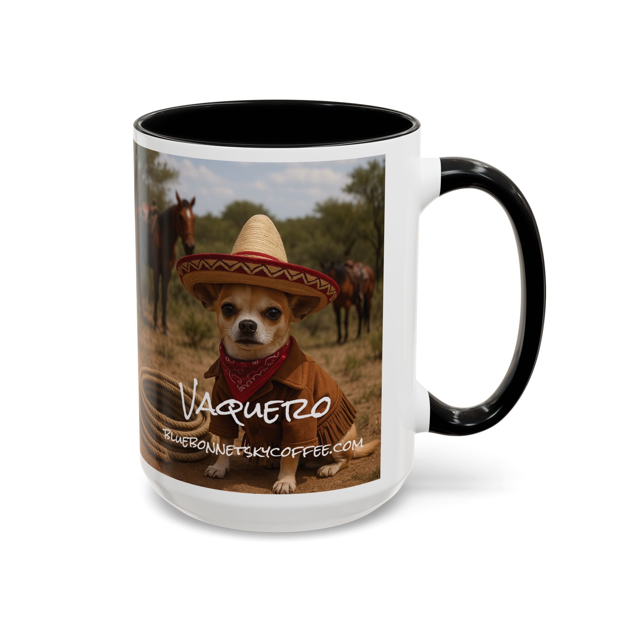 Vaquero-Bluebonnet Sky Coffee Mug (11/15oz)