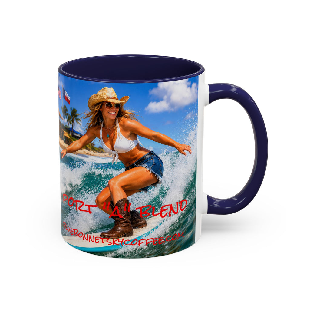Port "A" Blend-Bluebonnet Sky Coffee Mug (11/15 oz)