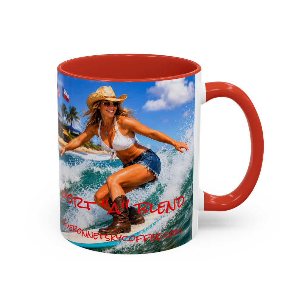 Port "A" Blend-Bluebonnet Sky Coffee Mug (11/15 oz)