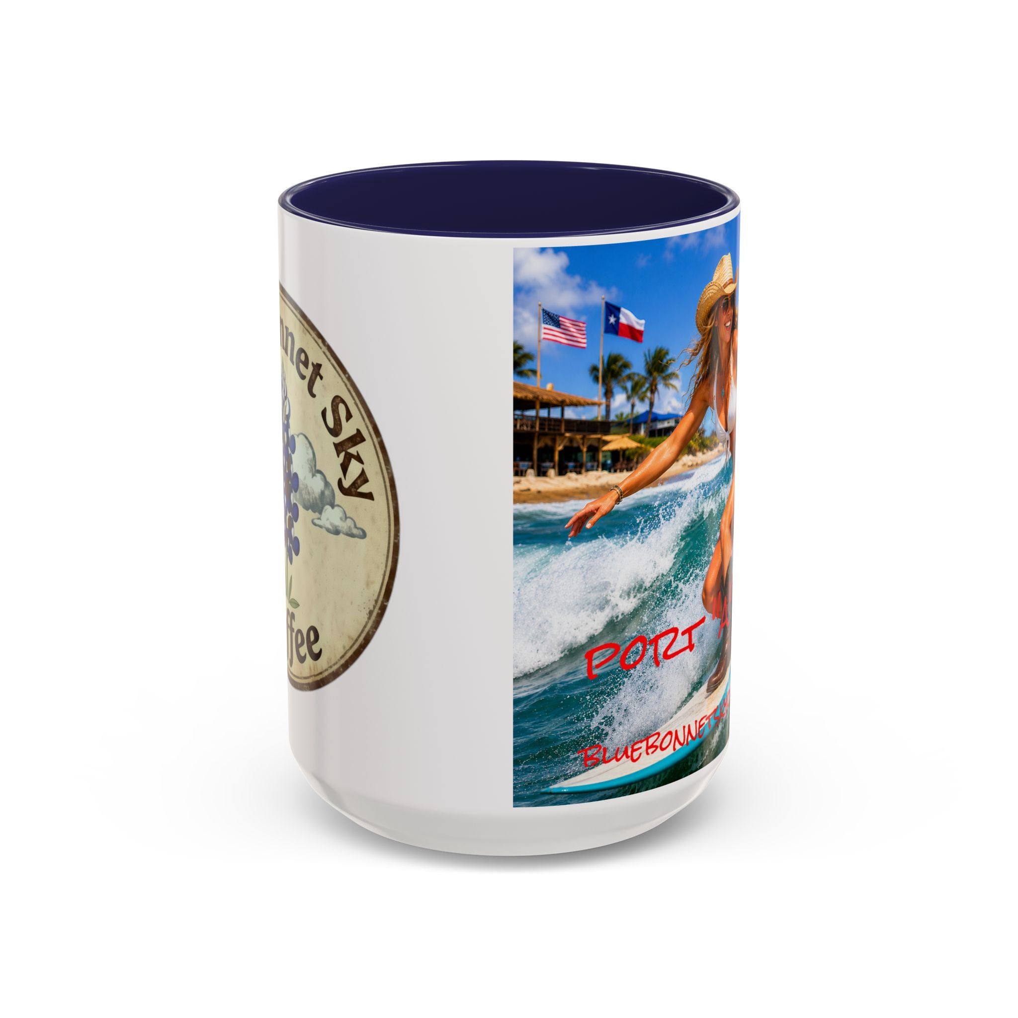 Port "A" Blend-Bluebonnet Sky Coffee Mug (11/15 oz)