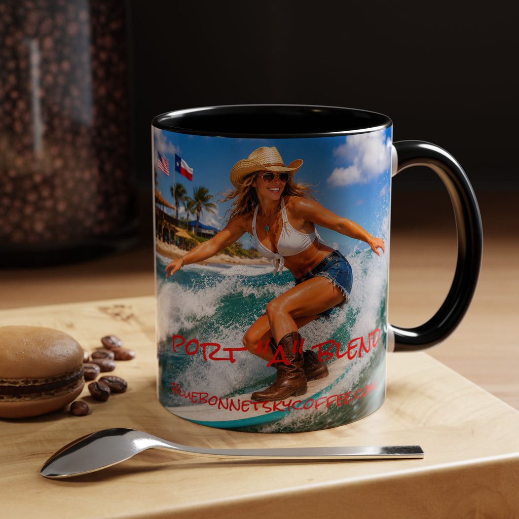 Port "A" Blend-Bluebonnet Sky Coffee Mug (11/15 oz)