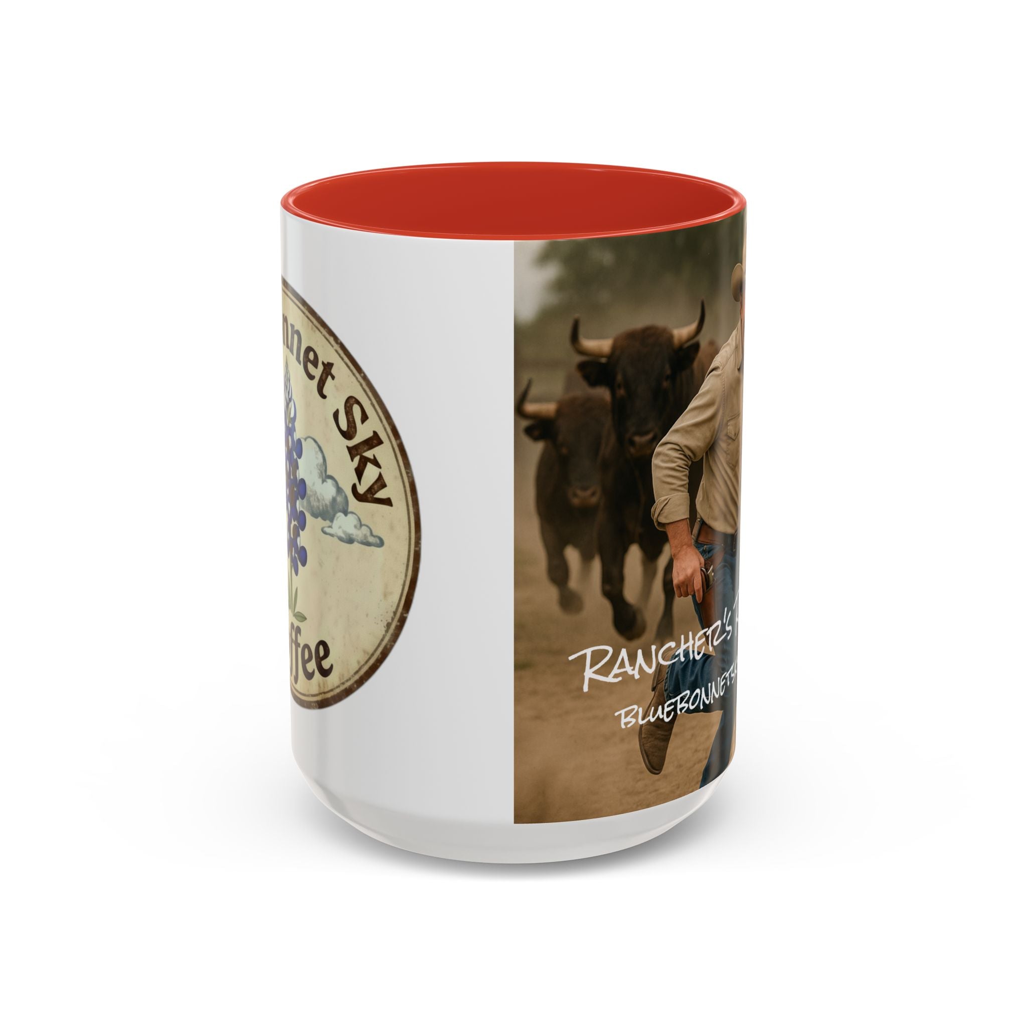Rancher's Rush Hour-Bluebonnet Sky Coffee Mug (11/15 oz)