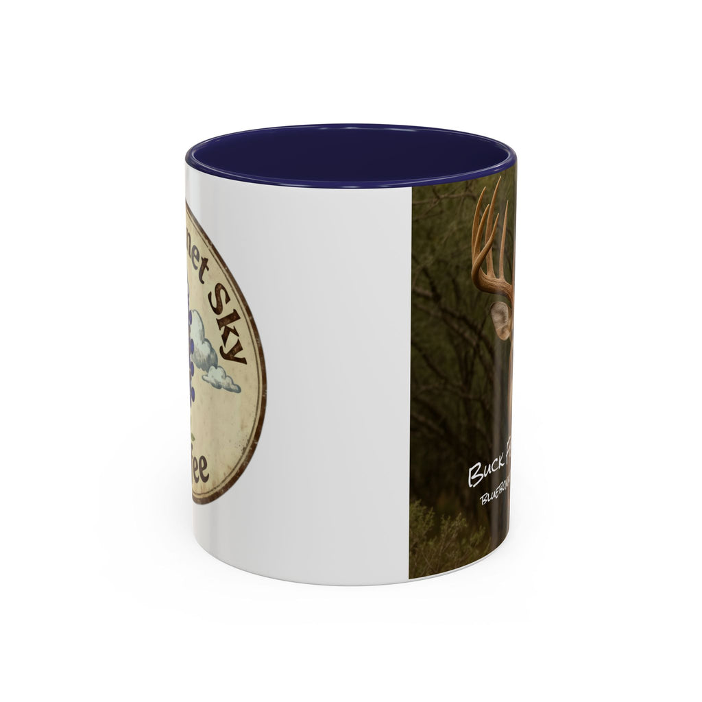 Buck Fever Decaf-Bluebonnet Sky Coffee Mug (11/15 oz)