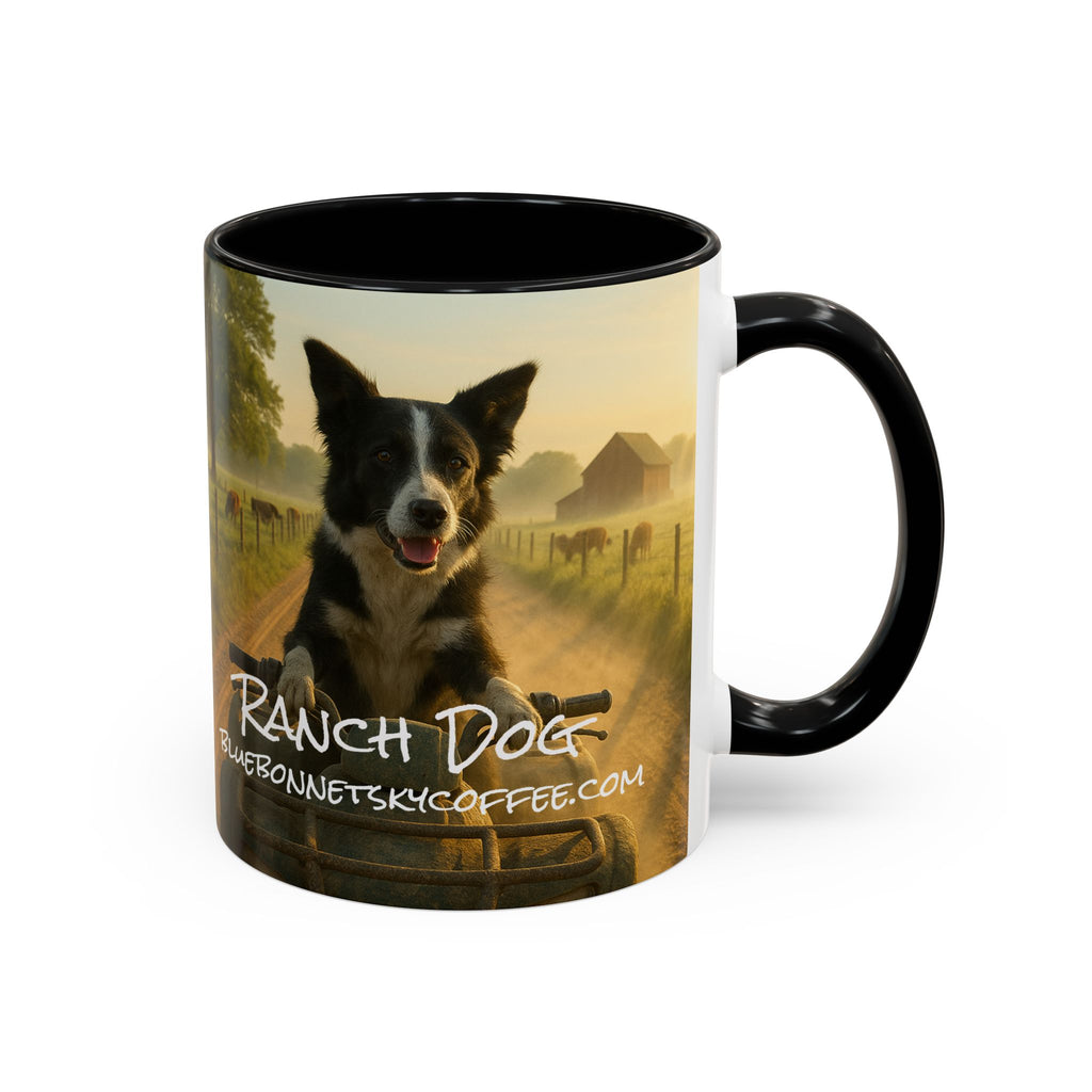 Ranch Dog- Bluebonnet Sky Coffee Mug (11/15 oz)