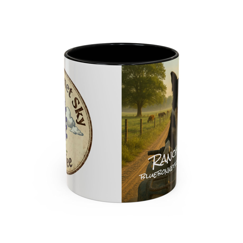 Ranch Dog- Bluebonnet Sky Coffee Mug (11/15 oz)