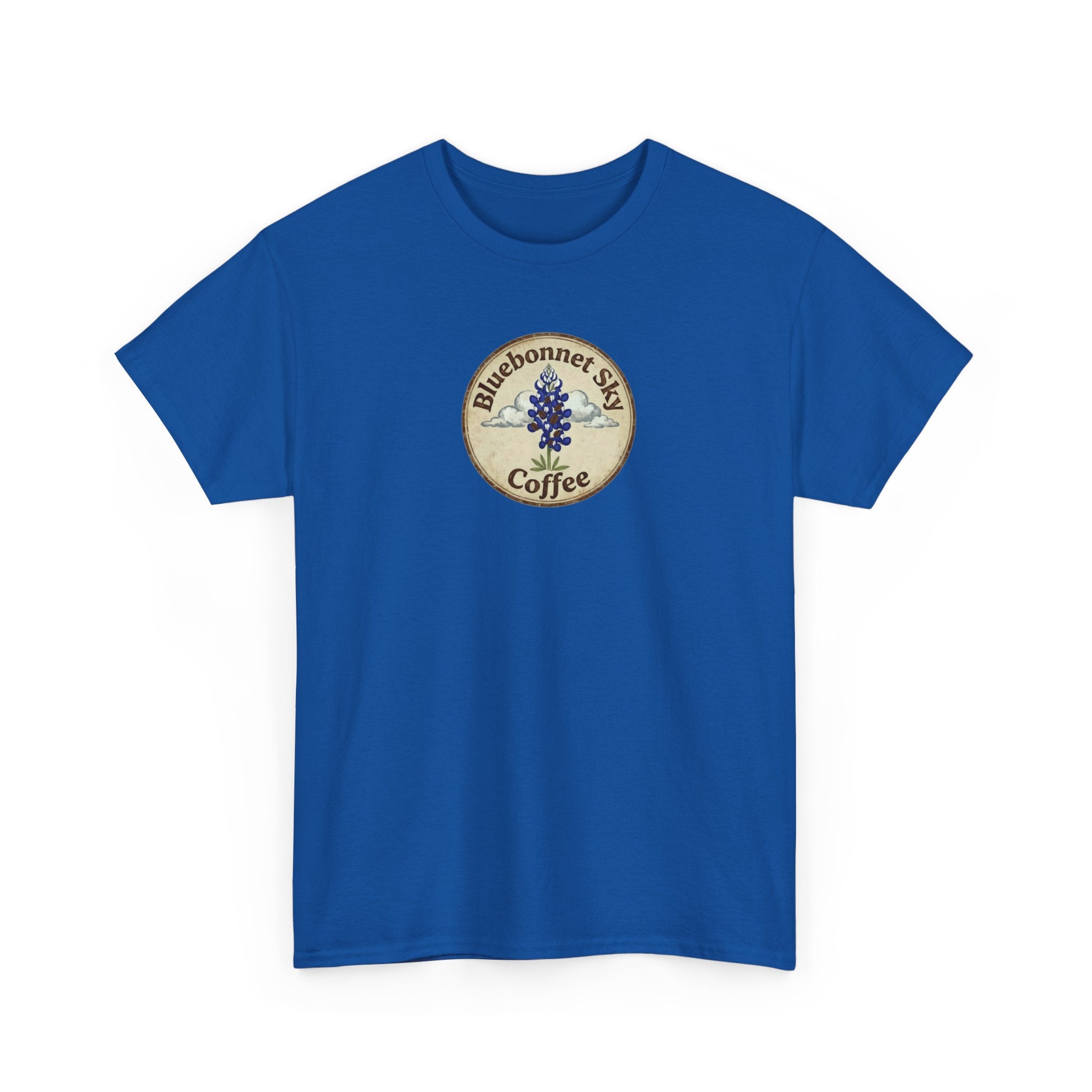 Ranch Dog Blend Tee —Retro Bluebonnetsky Coffee Graphic T‑Shirt