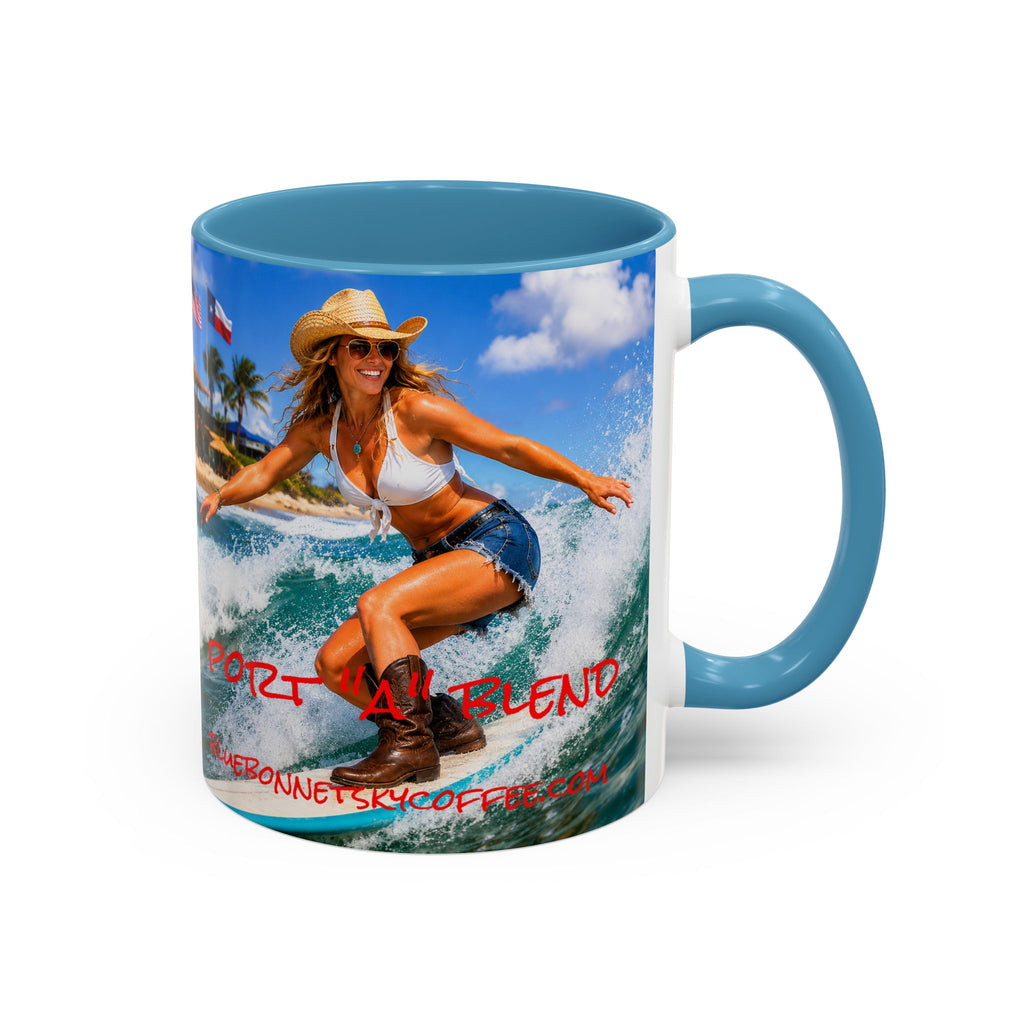 Port "A" Blend-Bluebonnet Sky Coffee Mug (11/15 oz)