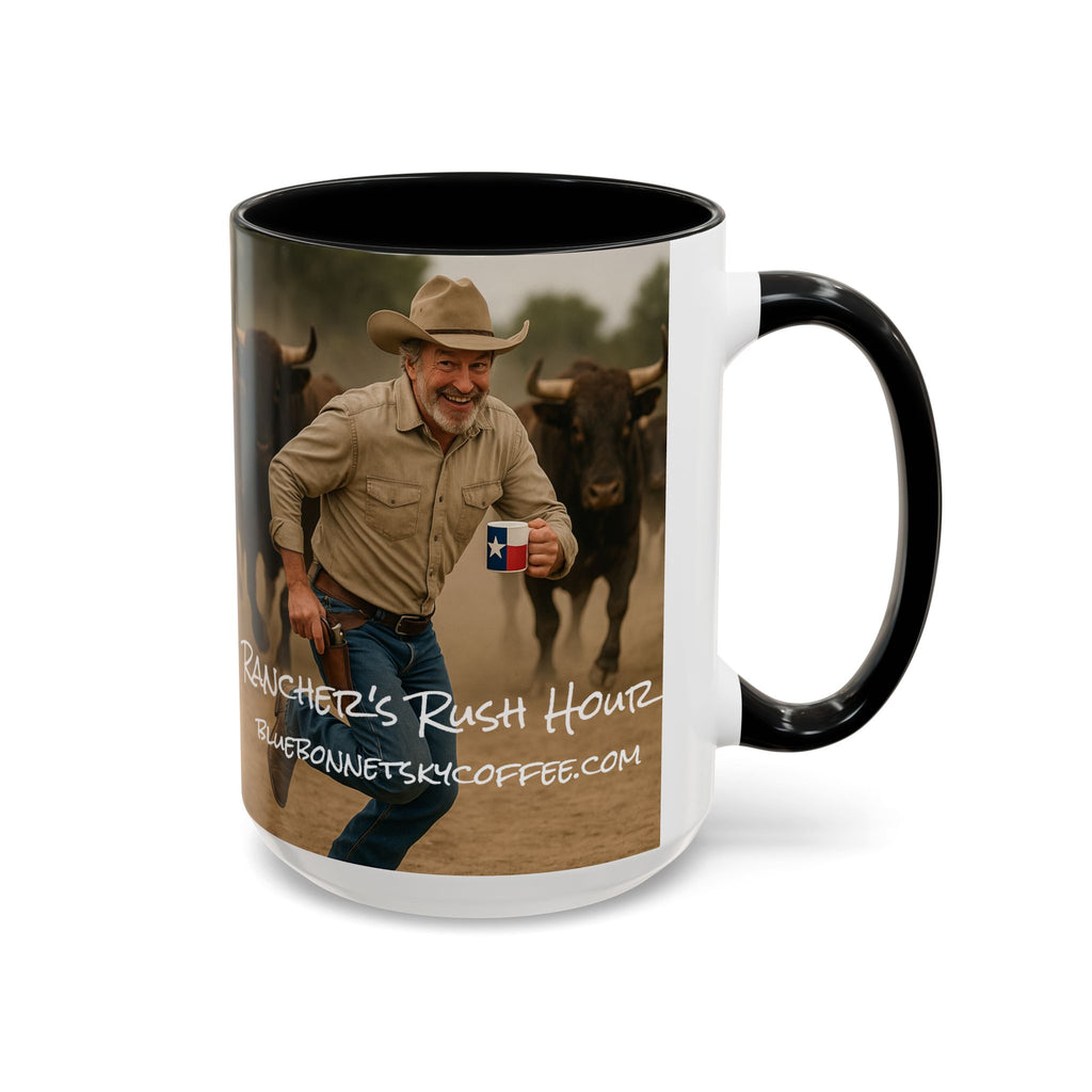 Rancher's Rush Hour-Bluebonnet Sky Coffee Mug (11/15 oz)