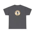 Buck Fever Decaf Coffee retro t-shirt with bluebonnet sky design